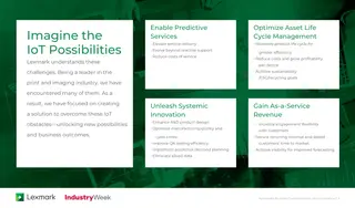 Accelerate Business Transformation with Lexmark IoT